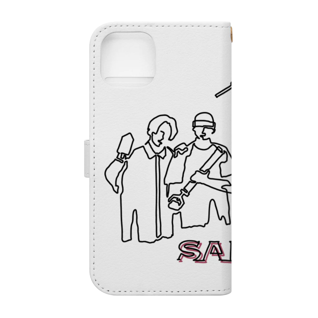 マチダケントのSakan 手帳ケース Book-Style Smartphone Case :back