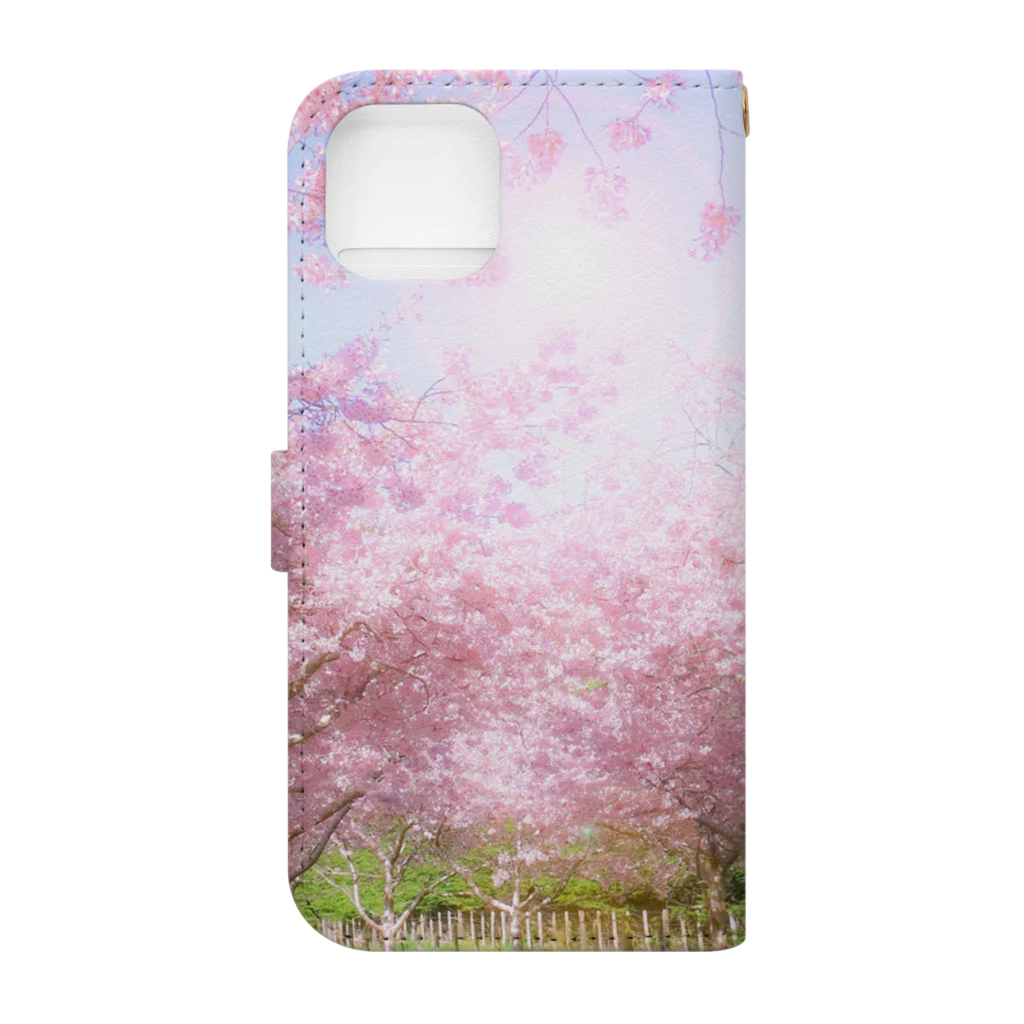 orange_honeyの桜88 Book-Style Smartphone Case :back