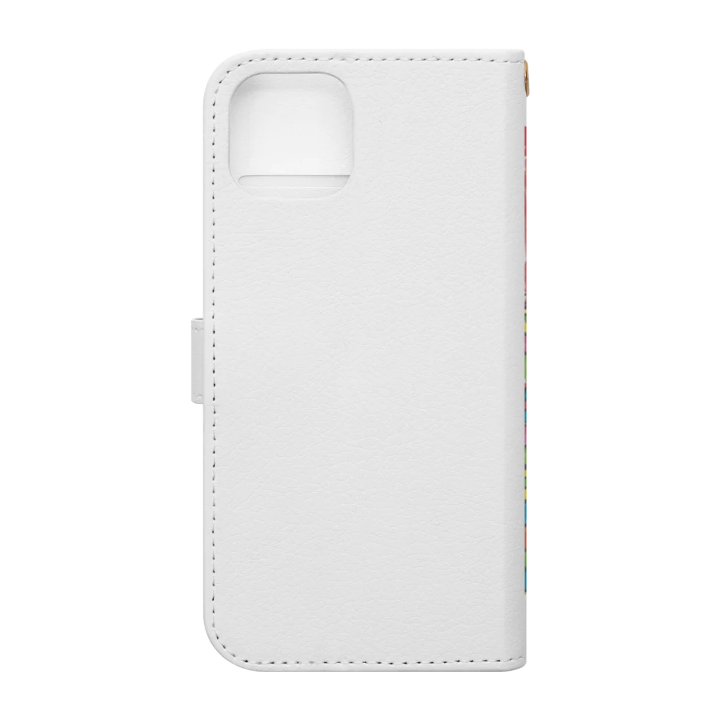 マツキー画ショツプ  good dayのマッキーアート（招き猫）未来 Book-Style Smartphone Case :back