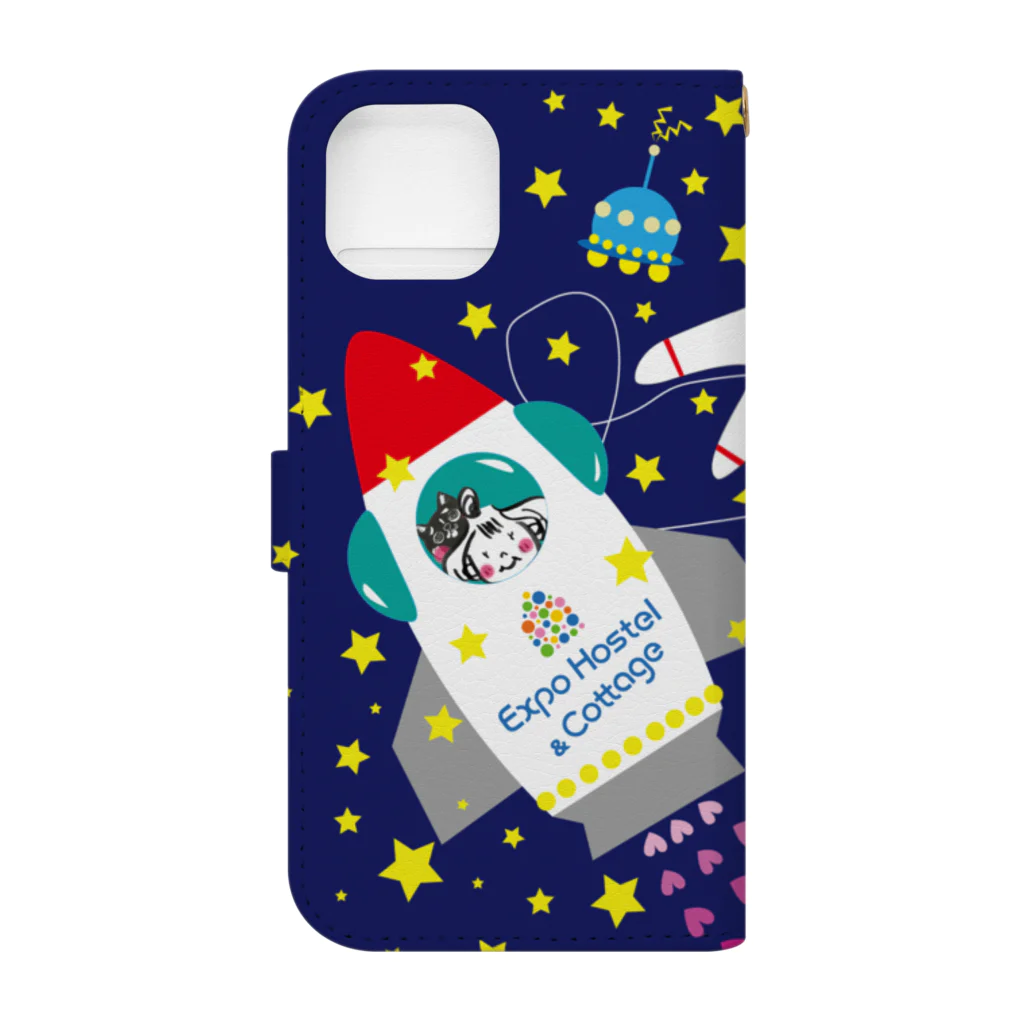 Expo_Zakkaの宇宙旅行 Book-Style Smartphone Case :back