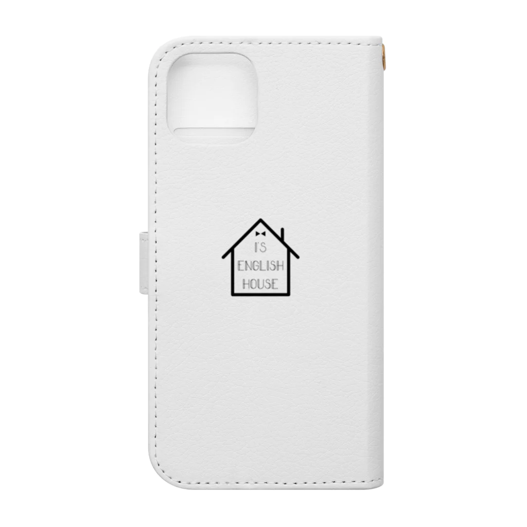 I's ENGLISH HOUSEのI's ENGLISH HOUSE GOODS Book-Style Smartphone Case :back