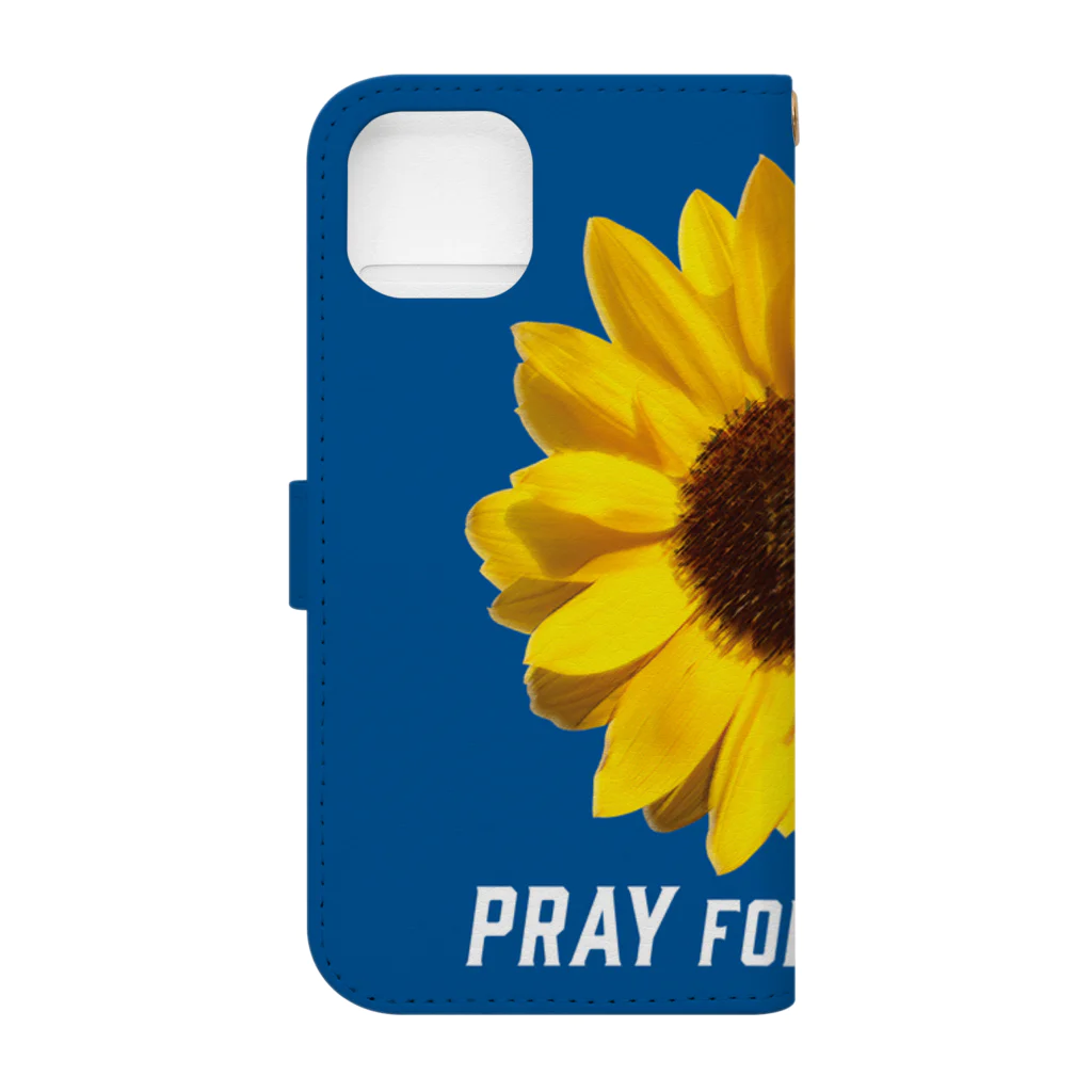 KUMANOSHIMBUN 熊野新聞社のPRAY FOR UKRAINE Book-Style Smartphone Case :back