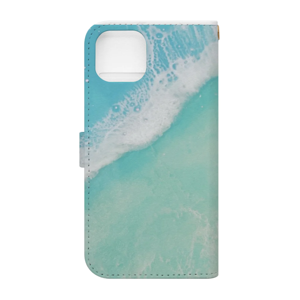 Atelier tetote のOceanアート Book-Style Smartphone Case :back