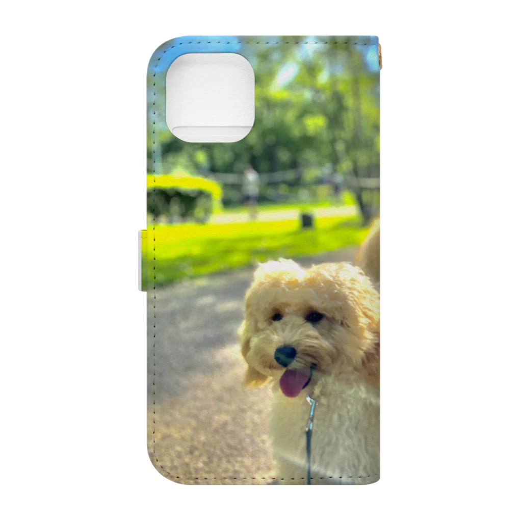 yoshie suganoのお散歩レイマグ🐾 Book-Style Smartphone Case :back