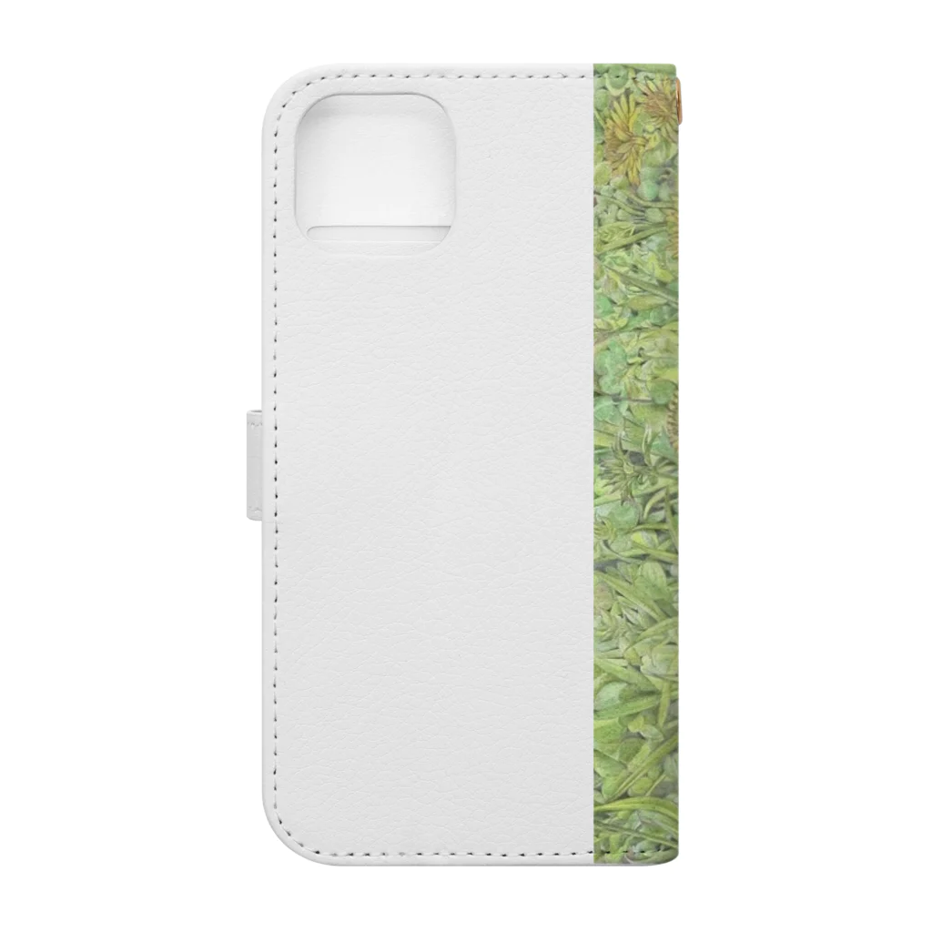 blue deer farmのうさんぽ日和 Book-Style Smartphone Case :back