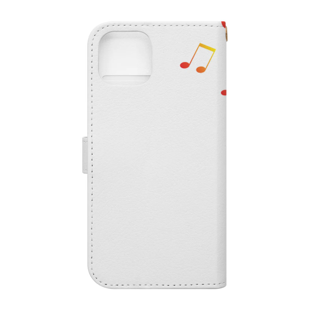 アドラスの音楽 Book-Style Smartphone Case :back