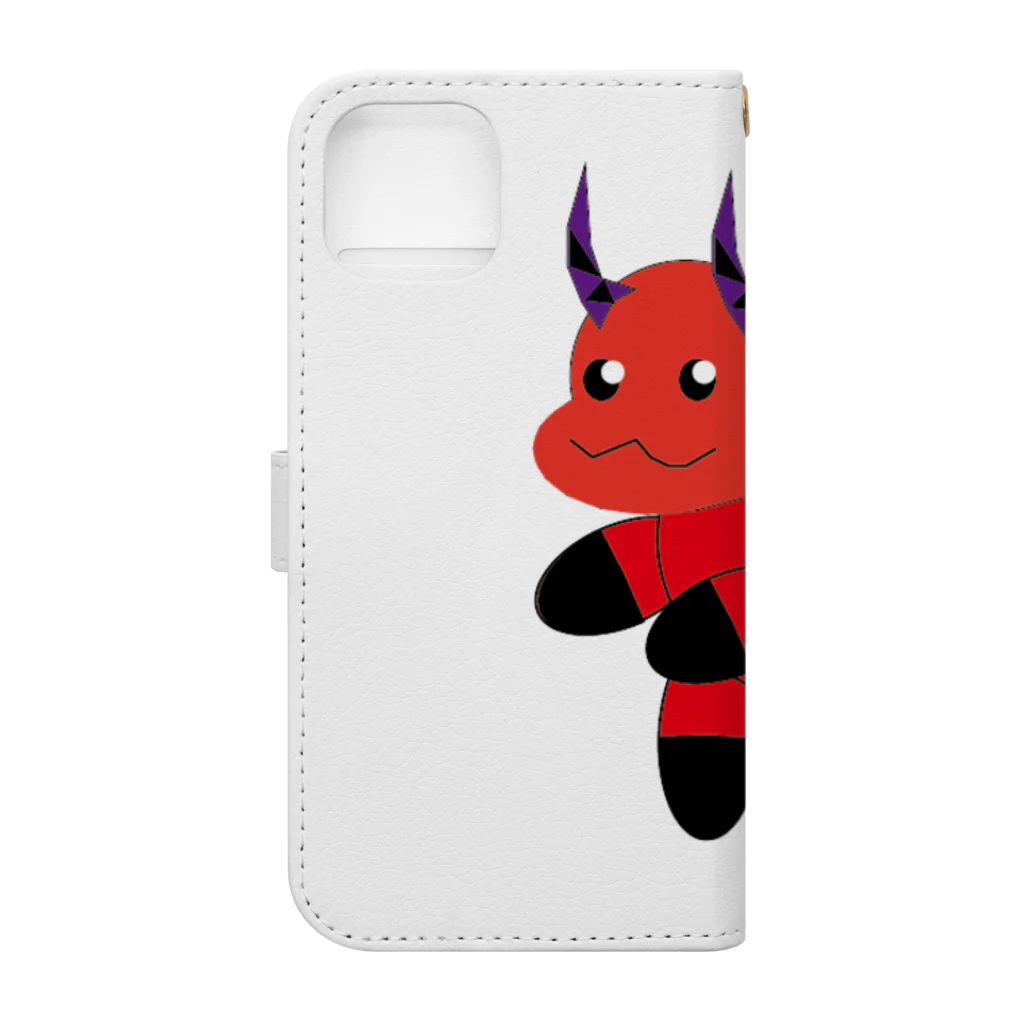 sionistの魔神くん Book-Style Smartphone Case :back