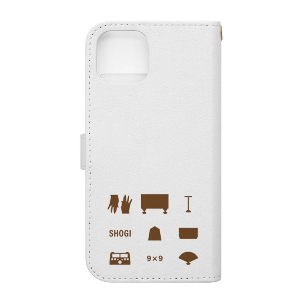 KAWAGOE GRAPHICSのSHOGI GRAPHICS Book-Style Smartphone Case :back