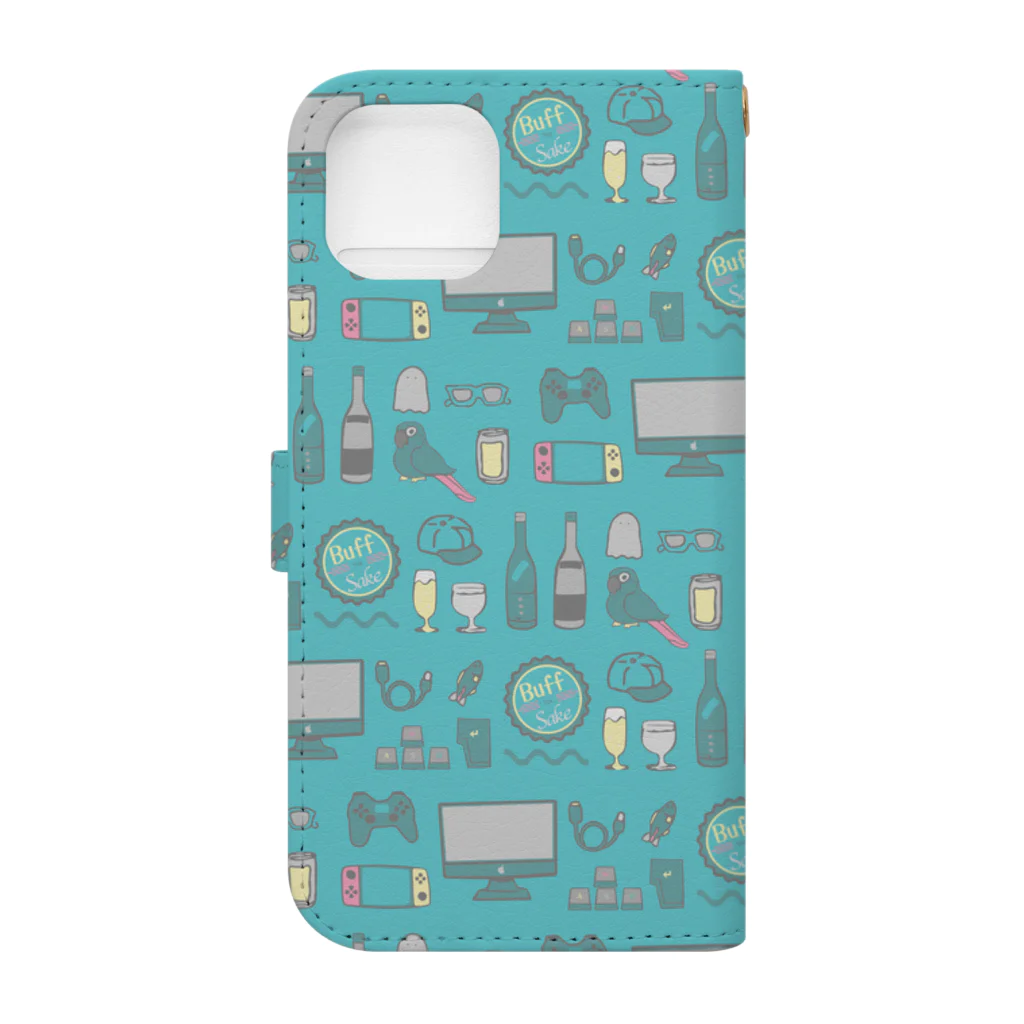 みやっ亭のchas! blue Book-Style Smartphone Case :back