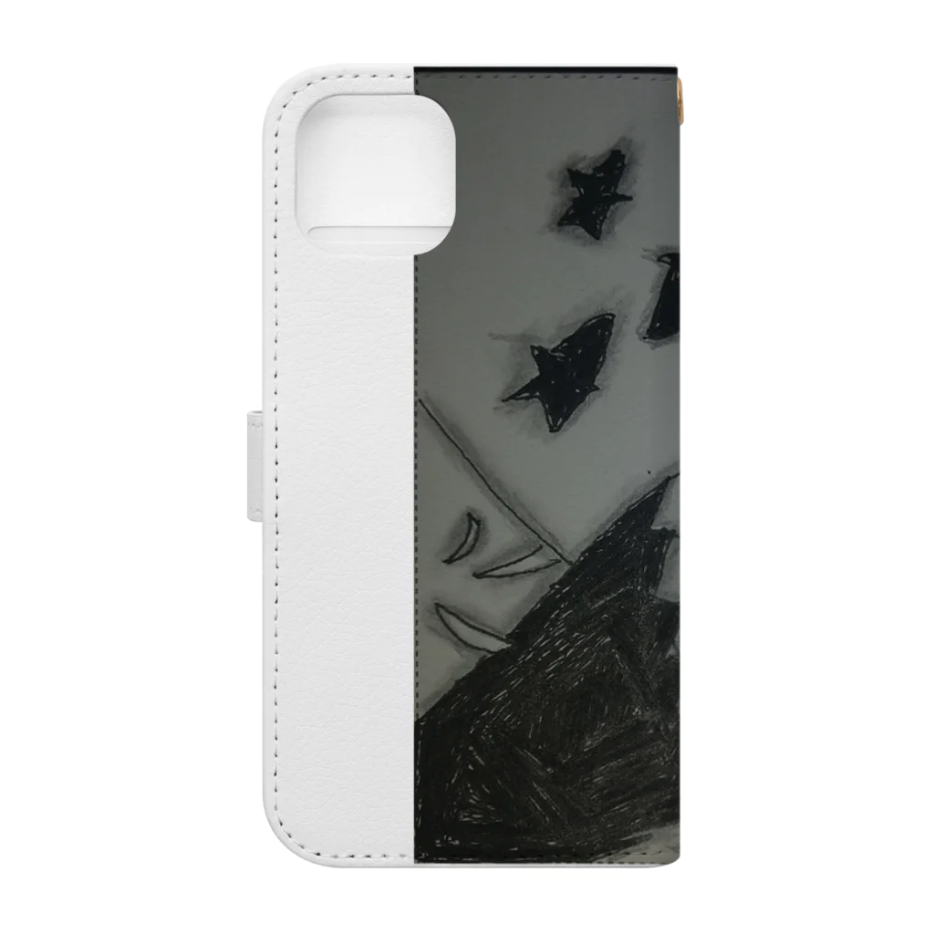 煮干し/Sardinaの堕天〜Fallen angel〜 Book-Style Smartphone Case :back