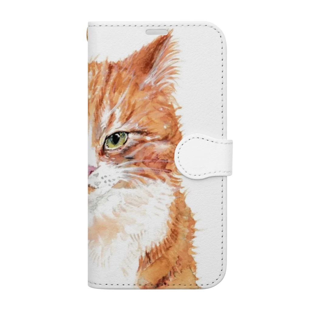 山下ミロ　猫ばっかの山下ミロのベンKCシリーズ Book-Style Smartphone Case