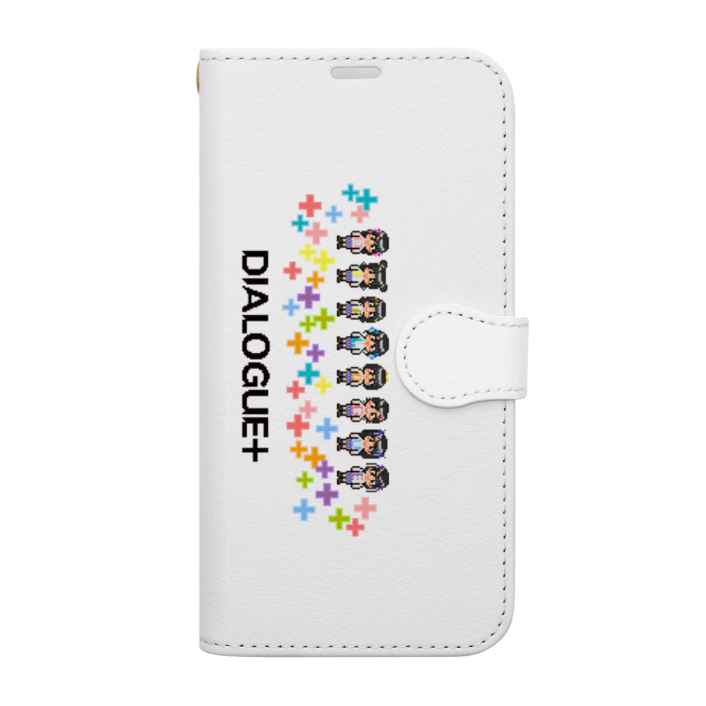 DIALOGUE＋のドットDIALOGUE＋ 箱推し手帳型スマホケース Book-Style Smartphone Case