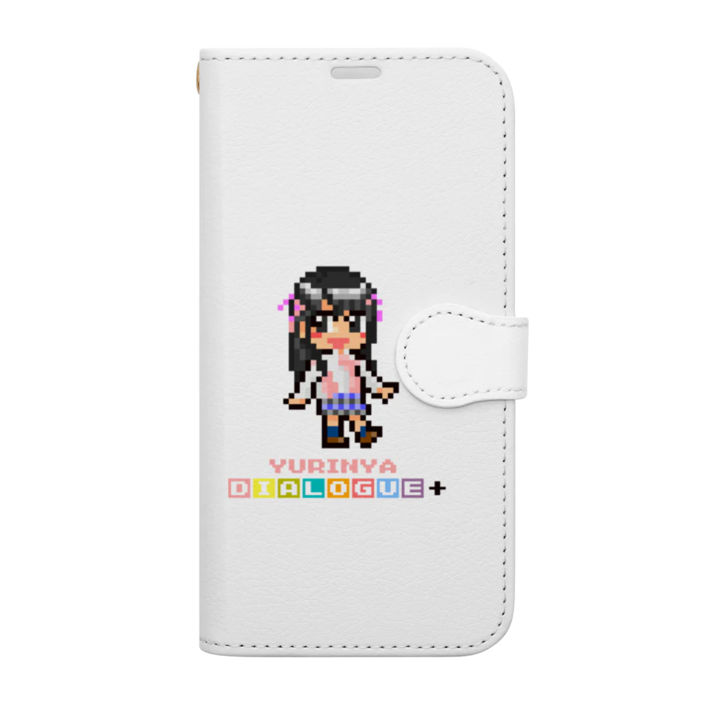 DIALOGUE＋のドットDIALOGUE＋ ゆりにゃ推し手帳型スマホケース Book-Style Smartphone Case