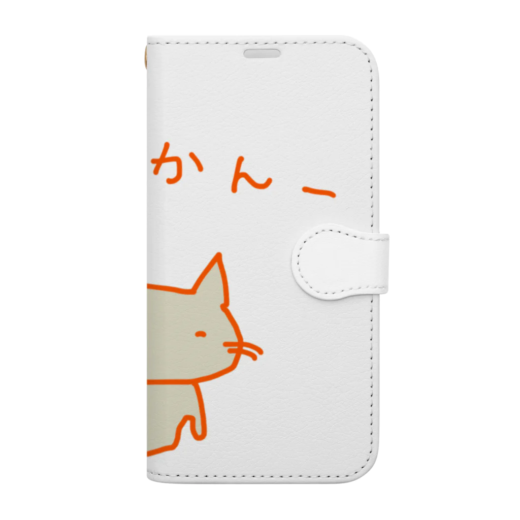 さくらもち市長のSUZURI商店の猫ちゃんさん もうあかんー Book-Style Smartphone Case