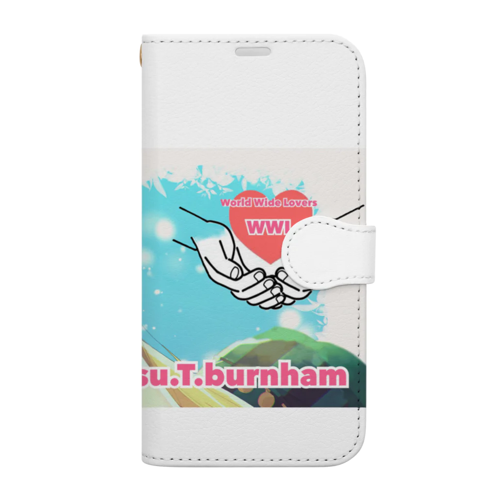 karasu.T.burnham🇯🇵❤️🌏のWWL公式チャリティーグッズ Book-Style Smartphone Case