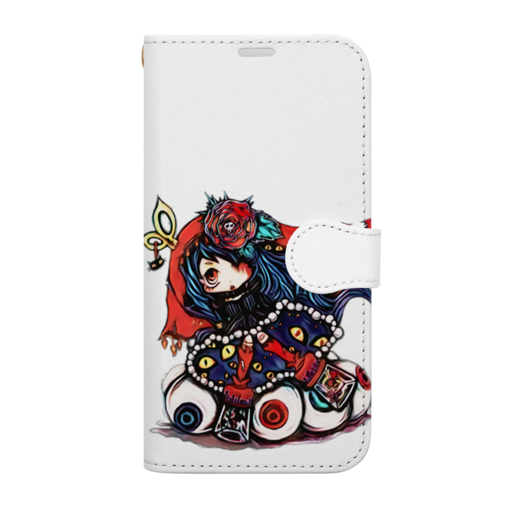 Bitter Sweet Devil's のDevil シザー Book-Style Smartphone Case