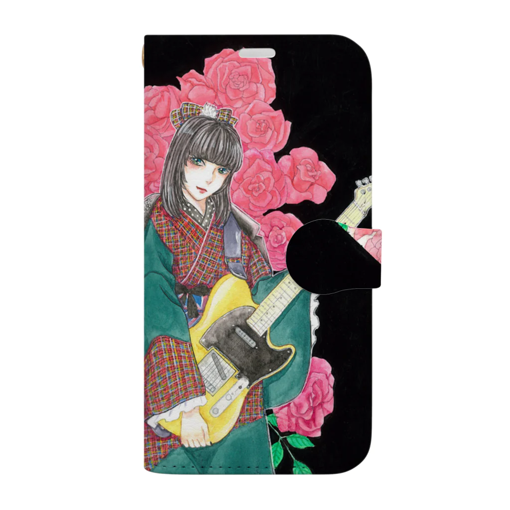 藤野 深生の和風UKロック Book-Style Smartphone Case