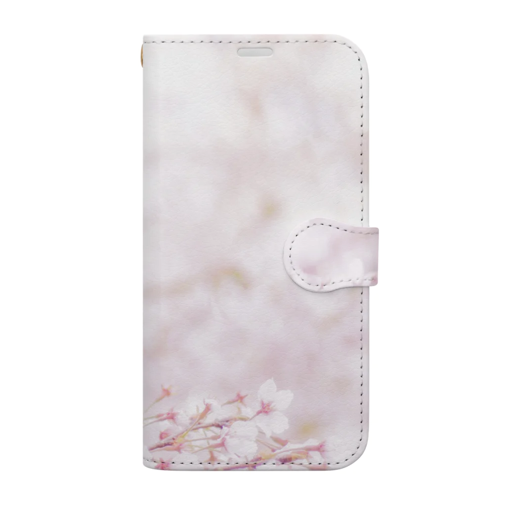 404zgの桜 手帳型スマホケース