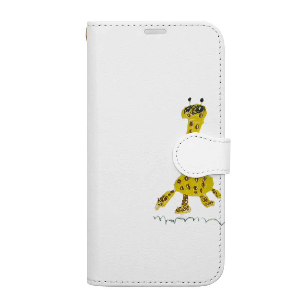 タニーのおめめきらきらキリン Book-Style Smartphone Case