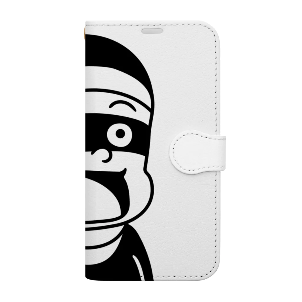 忍者あじたまくんのあじたまくん Book-Style Smartphone Case