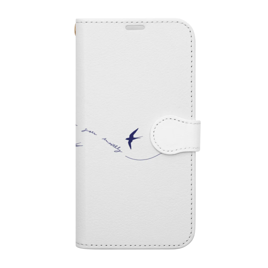 kiki25のツバメ swallows Book-Style Smartphone Case