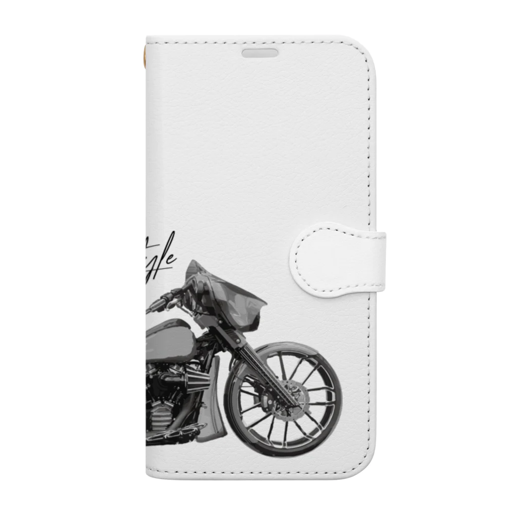 BirdieのBirdieBaggerstyle Book-Style Smartphone Case