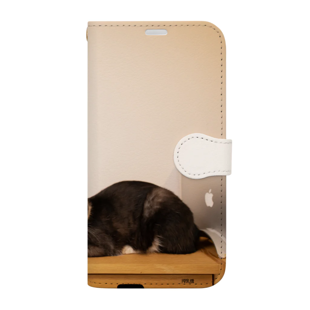 疑問もつ猫グッズの疑問持つ猫グッズ Book-Style Smartphone Case