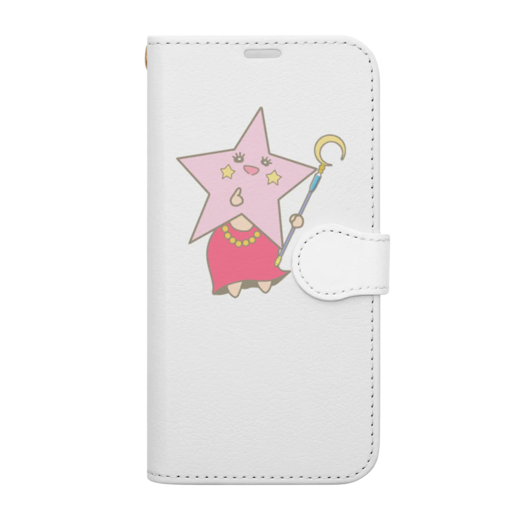 さきまるらんどの星しゃん⭐︎ Book-Style Smartphone Case