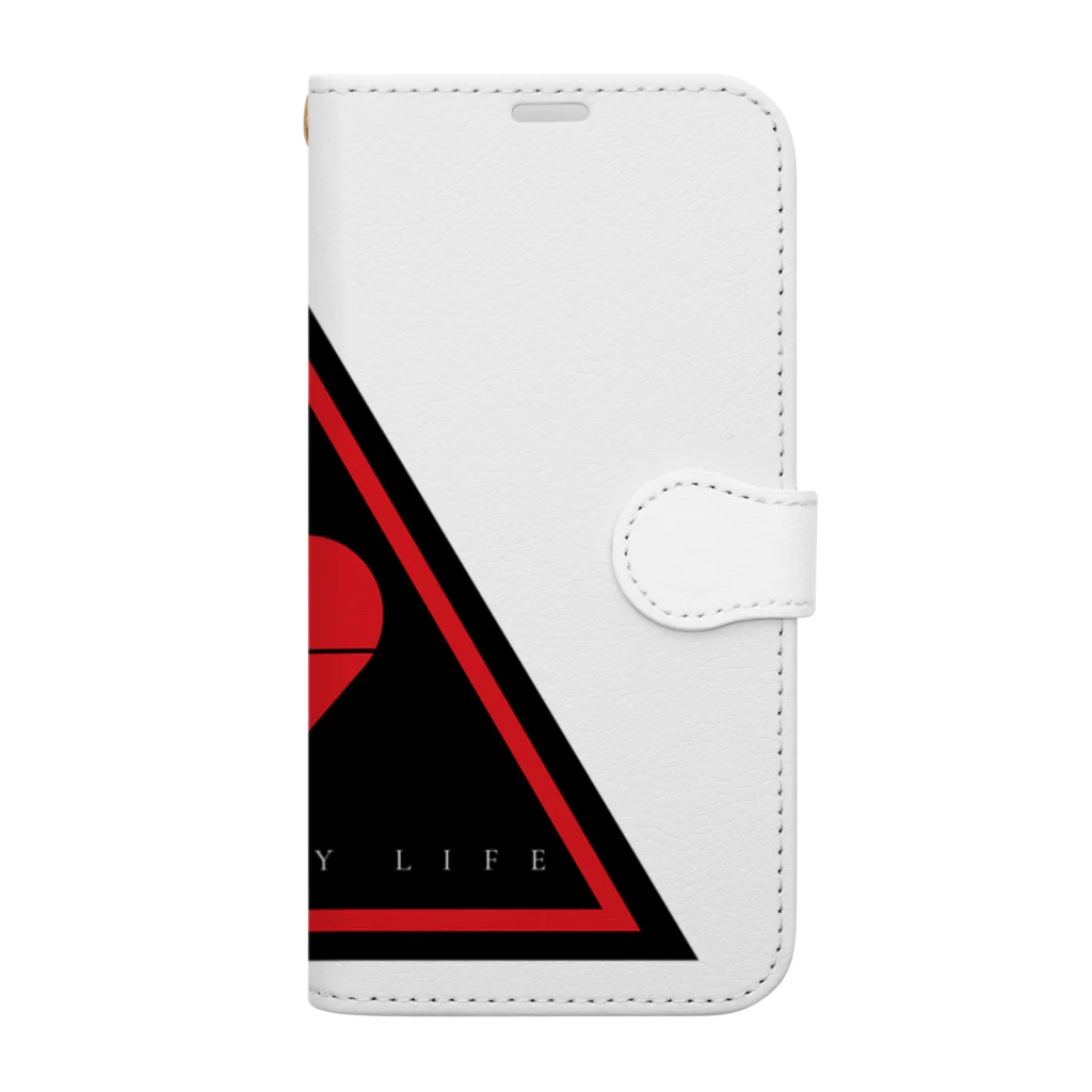 ALL IN MY LIFE coのオールインマーカー Book-Style Smartphone Case