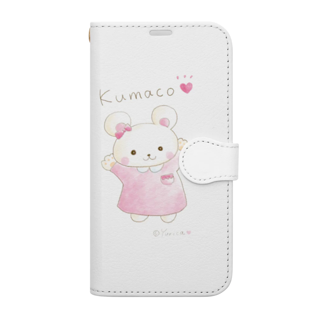 くまこちゃん♡のくまこちゃん♡ Book-Style Smartphone Case