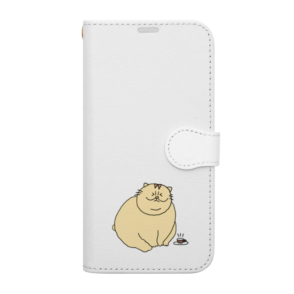 PiliJohn's shopのPiliJohn x coffee Book-Style Smartphone Case