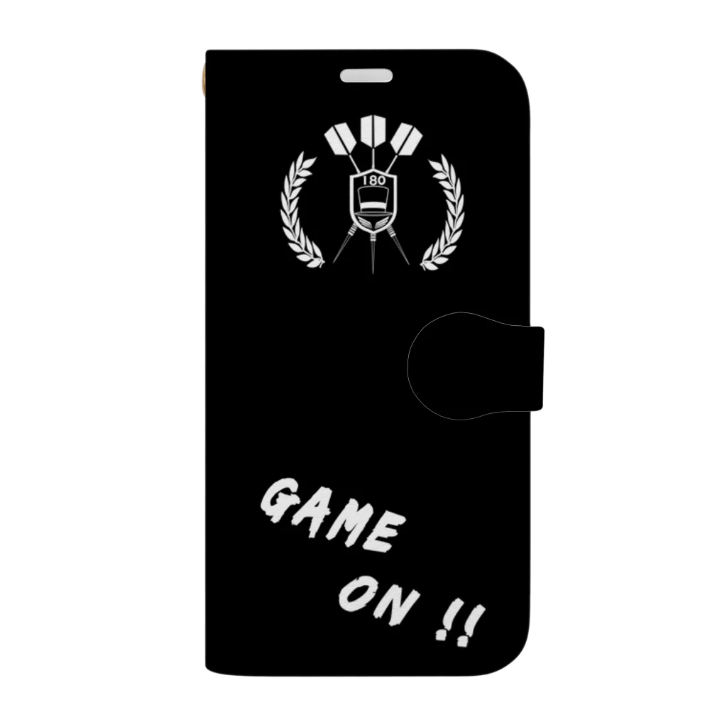 K-teckのDARTS　ALL　AWARD　～BLACK～iPhone 6 Plus / 6s Plus / 7 Plus / 8 Plus / XR / XS Max / 11 / 11 Pro Max / 12 / 12 Pro / 12 Pro Max / 13 / 13 Pro / 13 Pro Max専用 Book-Style Smartphone Case