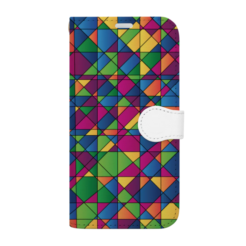 Contemporary　ArtのRandom color Book-Style Smartphone Case