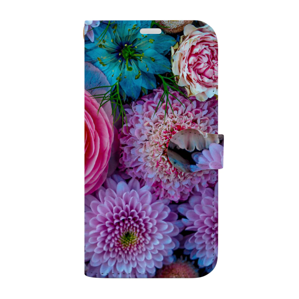 ackey-photoのPink Rose Book-Style Smartphone Case