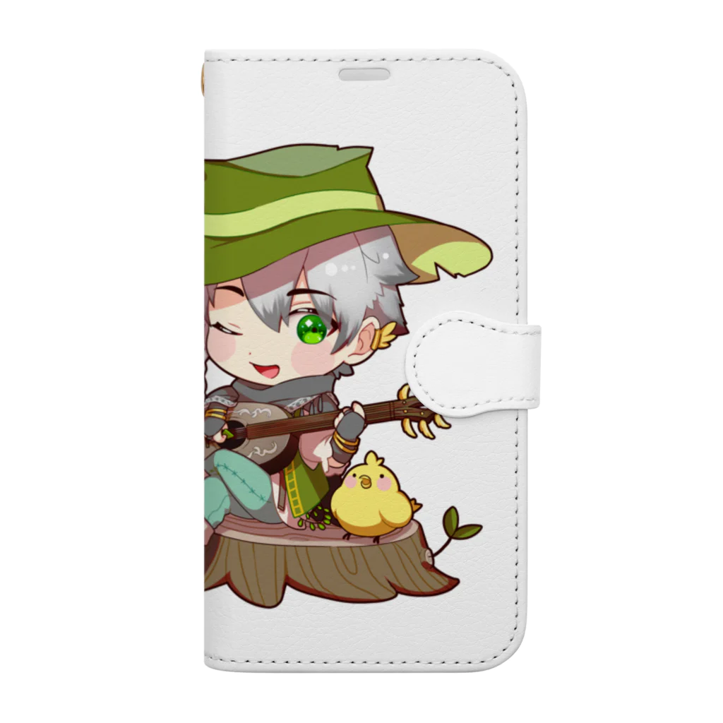 白峰 雪人@異世界吟遊詩人🗻⛄🦋のSD雪人グッズシリーズ！ Book-Style Smartphone Case