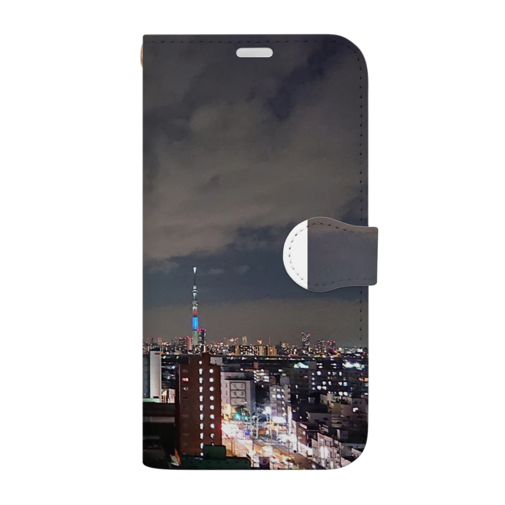 あやの夜景 手帳型スマホケース