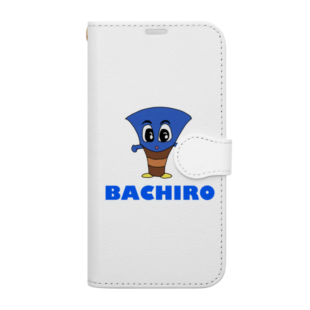 Shamisen player 雅勝 Official Goodsのバチローくんグッズ Book-Style Smartphone Case