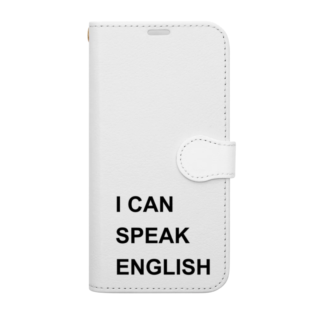 異文化交流のI CAN SPEAK ENGLISH 手帳型スマホケース