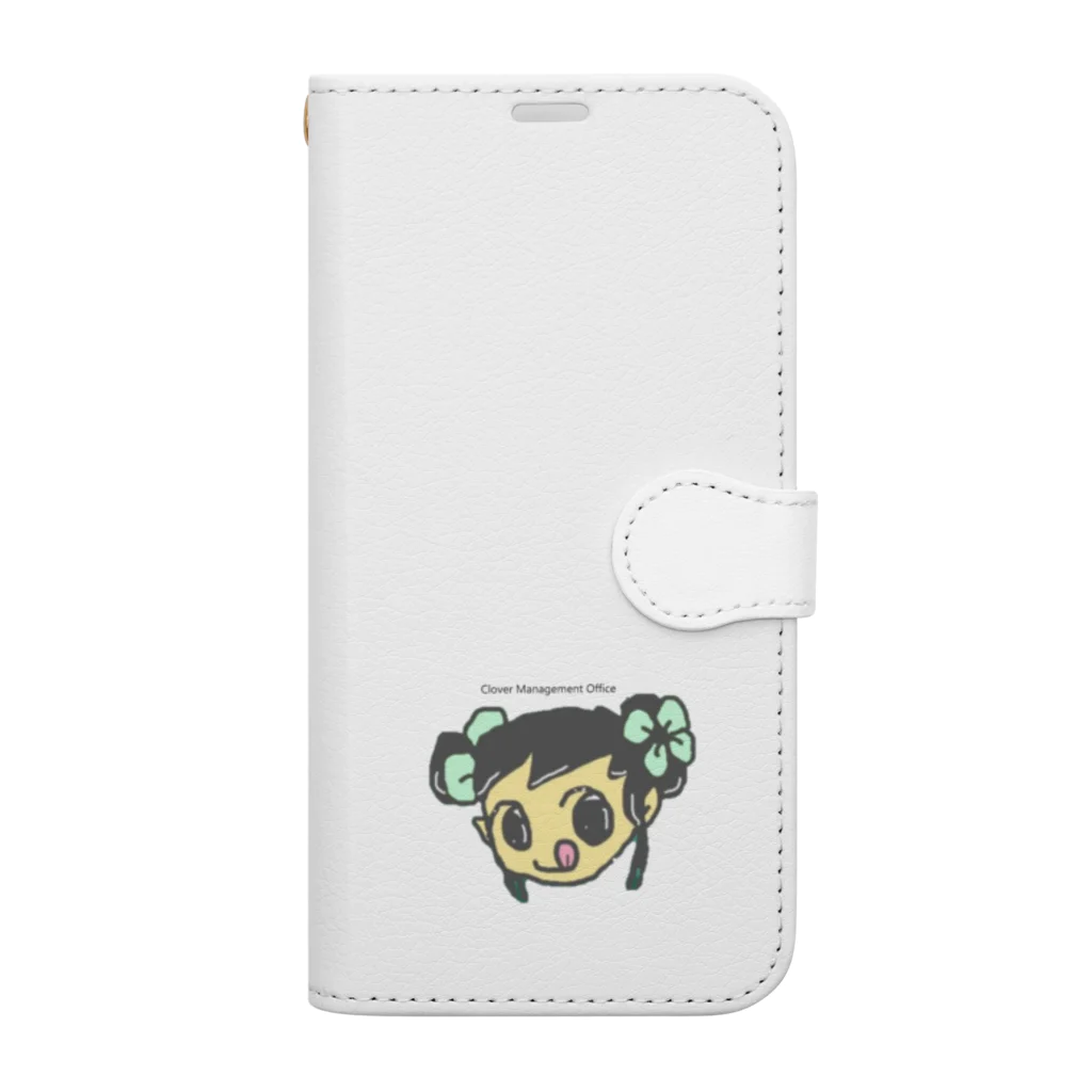 Yuzu20220302のcloverちゃん Book-Style Smartphone Case