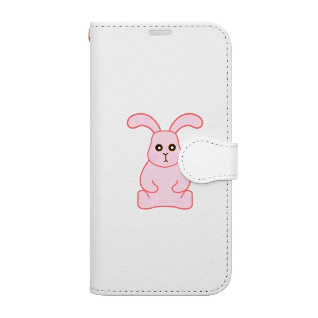 こぐまの森のうさぎ🐰 手帳型スマホケース