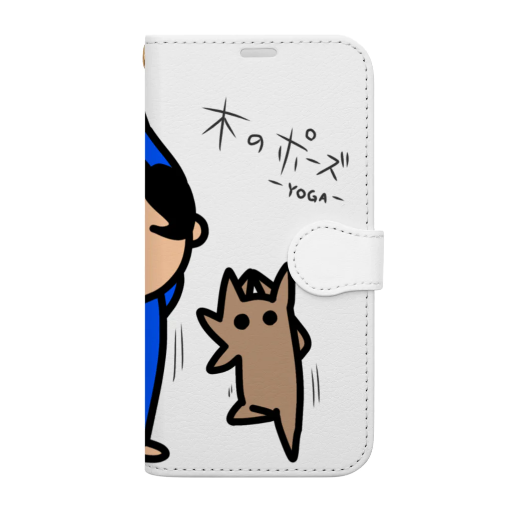 momino studio SHOPの体幹強化できるそうな。 Book-Style Smartphone Case