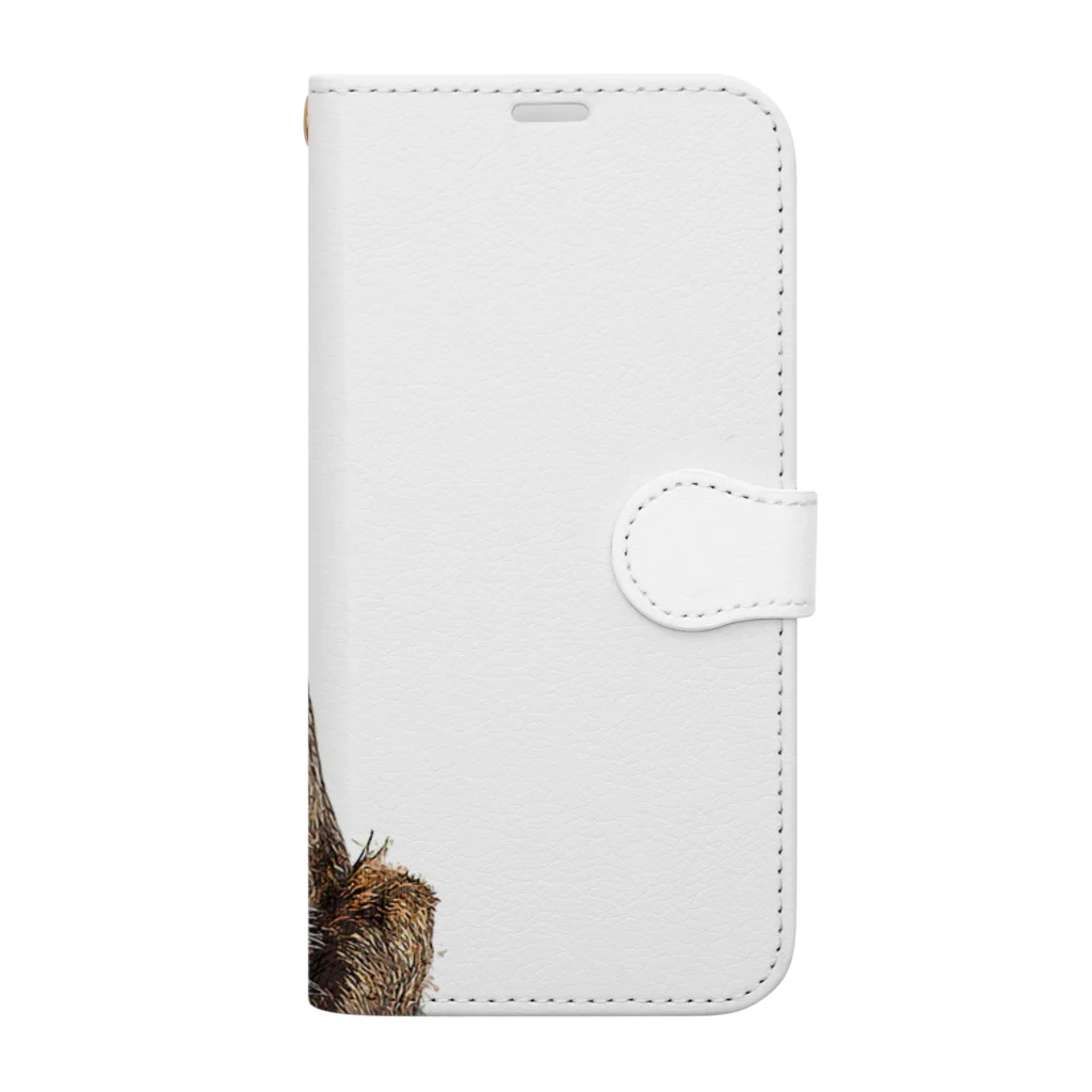 【CPPAS】Custom Pet Portrait Art Studioのクールなアイリッシュウルフハウンドドッグ Book-Style Smartphone Case