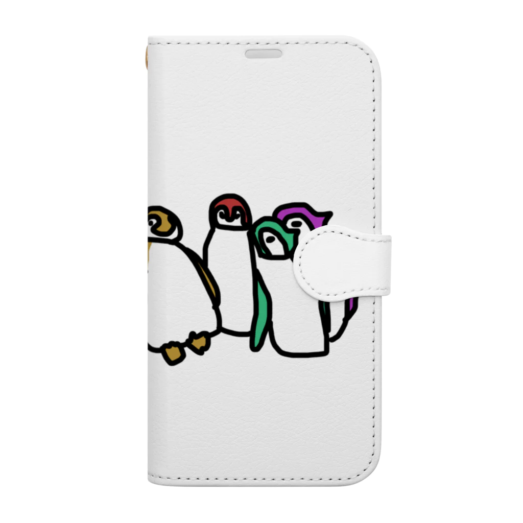 すぷんのペンギンレンジャー Book-Style Smartphone Case