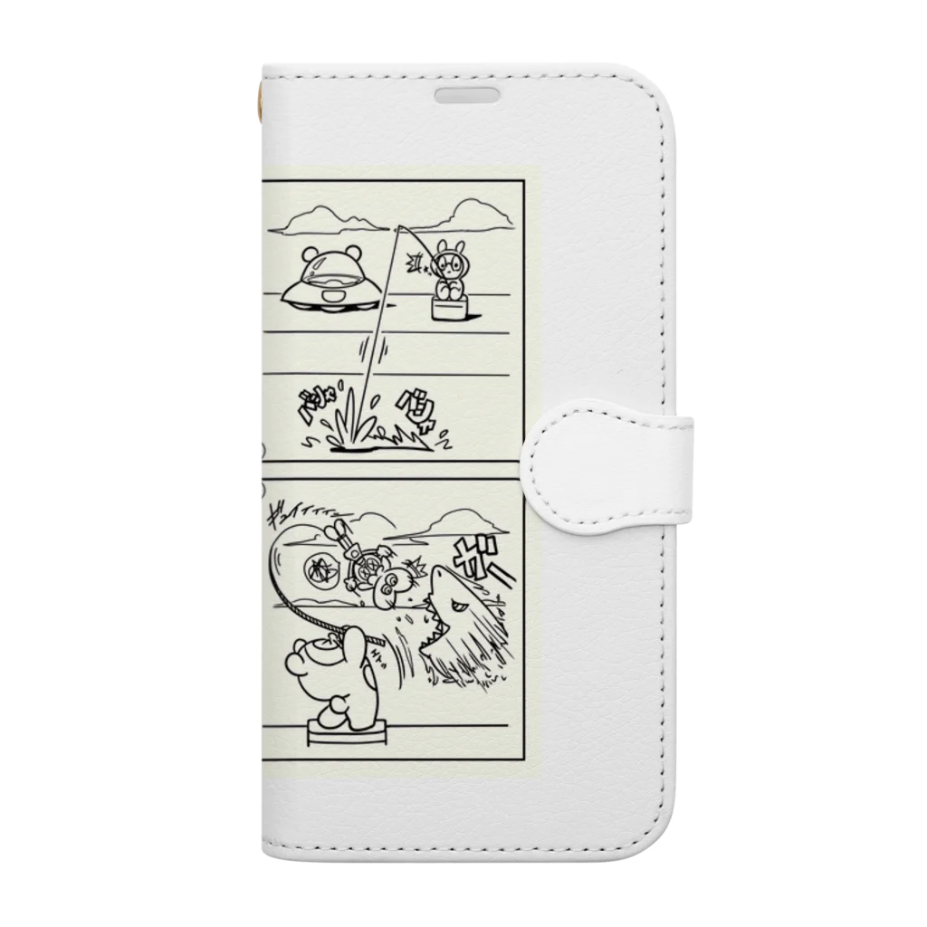 3xz の釣り Book-Style Smartphone Case