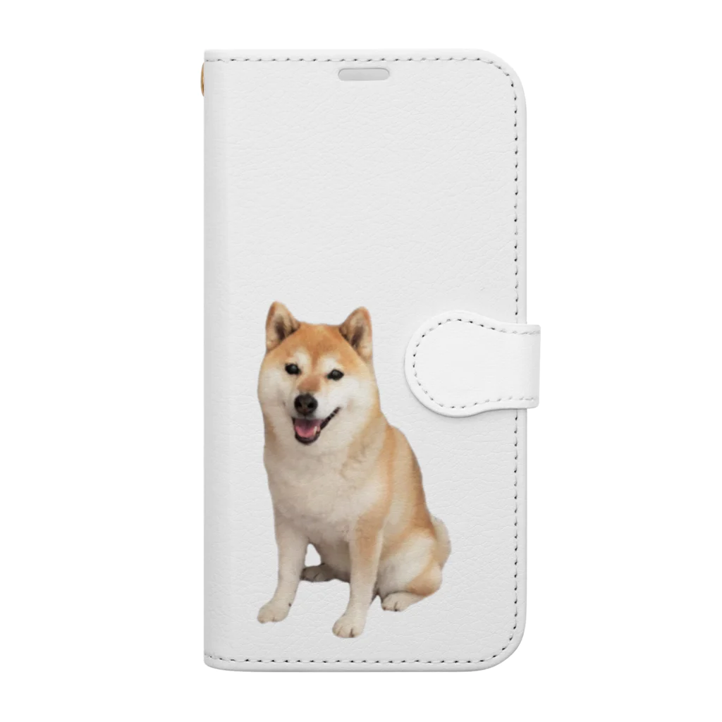 azu azureの柴犬チビちゃん Book-Style Smartphone Case