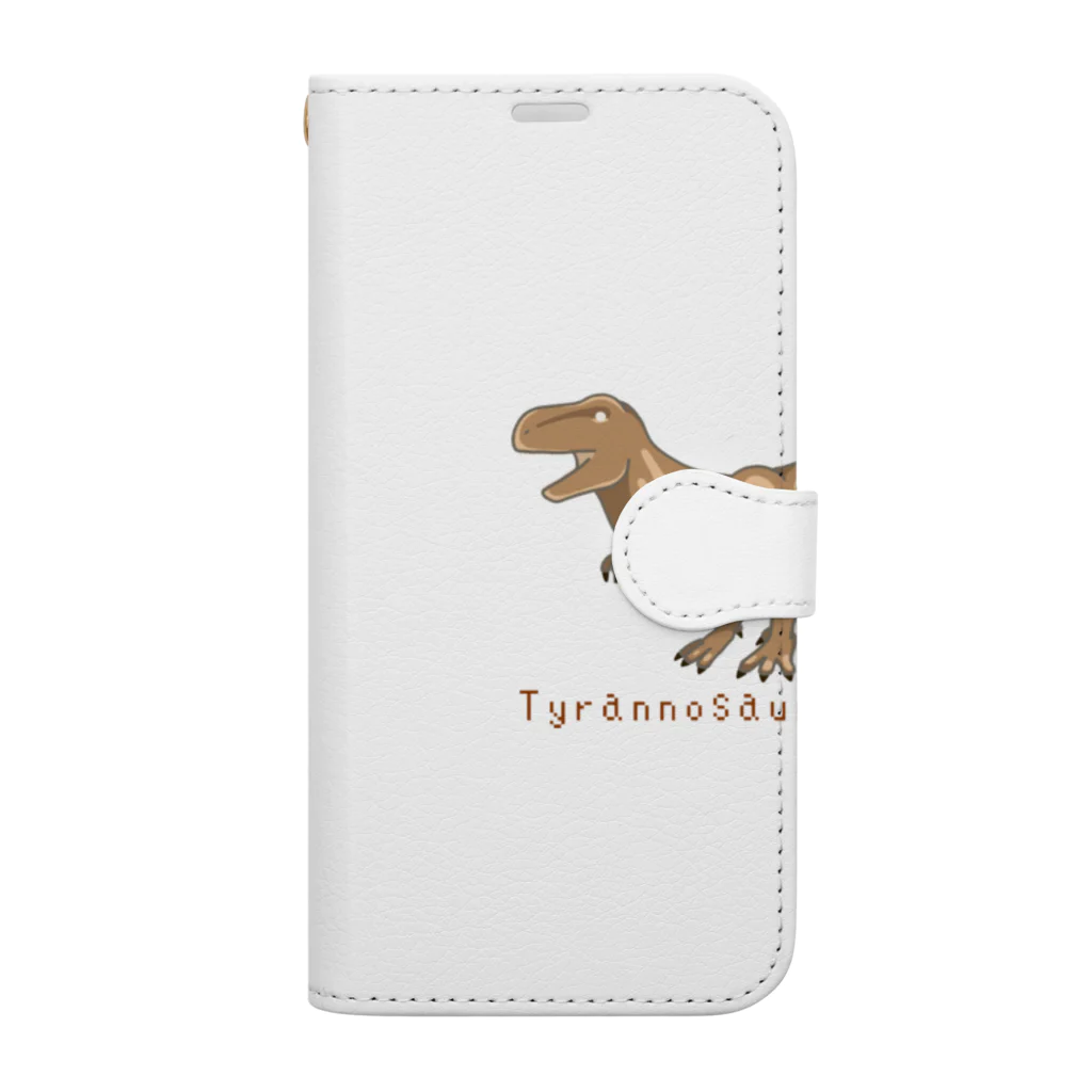 濃口ショウユのティラノサウルス🦖 Book-Style Smartphone Case