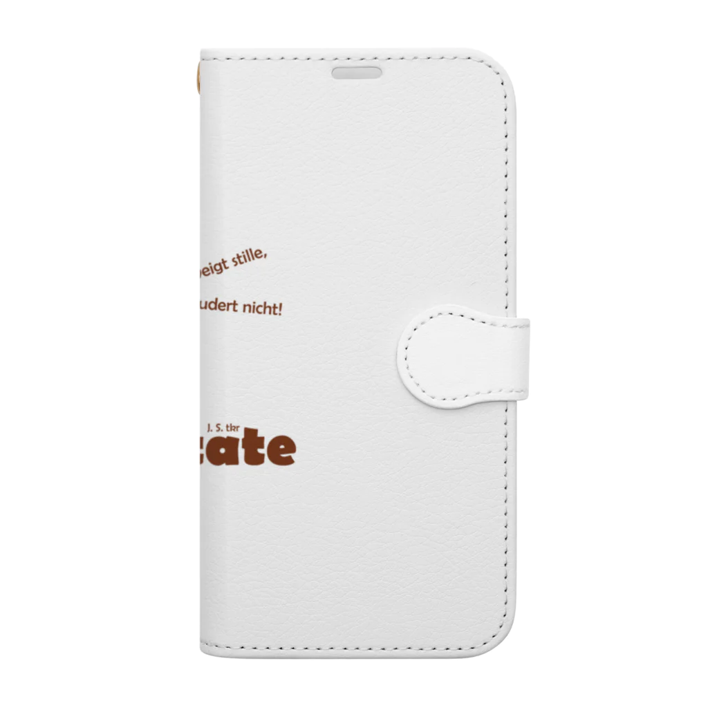 arcovero*designのバッハと、コーヒーと、タクローと。 Book-Style Smartphone Case