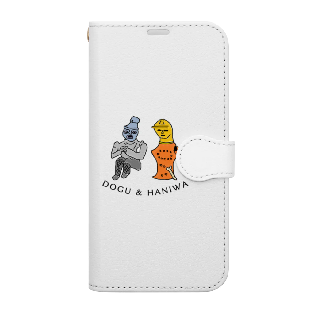 ojisan_hornのDOGU & HANIWA Book-Style Smartphone Case