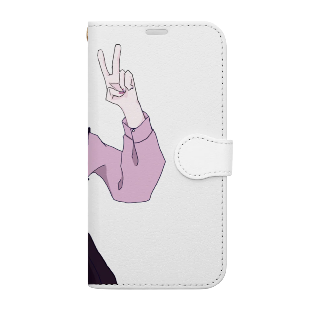 マイアミ屋さんの地雷に見せかけている女の子 Book-Style Smartphone Case