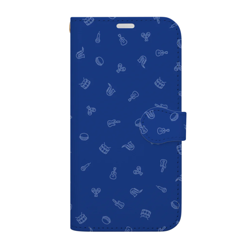 ICOMPO SHOPの楽器ポップス Blue Book-Style Smartphone Case